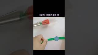 Rakhi making ideas #shorts  #youtubeshorts #ytshorts