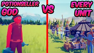 POTIONSELLER GOD vs EVERY UNIT⚔️😱😱| TABS - Totally Accurate Battle Simulator