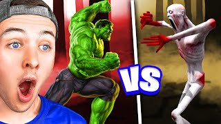 Reacting to SCPs vs SUPER HEROES (SHY GUY)