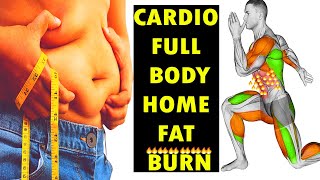 Effective Cardio Full Body Exercises At Home Fat Burn (Lose 10 KG In a Week Challenge) #cardio