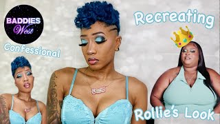 Recreating Rollie's Look from Baddies West | Reality Tv Confessional Cronicles