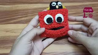 كروشيه وحش السماعات (حامل للسماعات) Crochet monster headphone holder