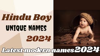 Hindu baby boy names 2024| Rare and unique boy bany names