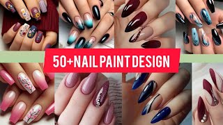 easy nail art design | nail paint design| nailart| nailpaint beautiful nail art design #youtube