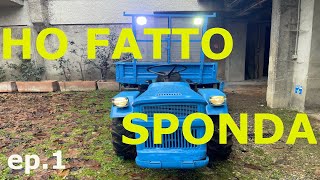 SPONDA PER MOTOAGRICOLA removibile illuminata a Led  - ep. 1