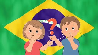 As CORES da Bandeira do Brasil| Vídeo educativo infantil sobre a Bandeira do Brasil