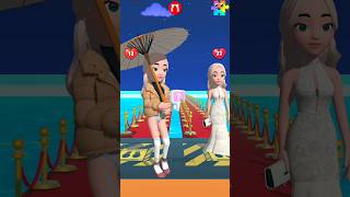 Catwalk battle - Dress Up level-15 #shorts #fashion #games