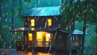 Soothing Night Rain Sounds in a Quiet Forest - Perfect for Sleep and Relaxation