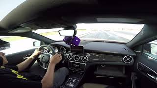 Mercedes GLA45 AMG with a hard launch!!