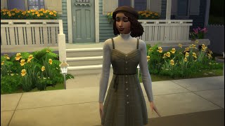 Sims Saturday - Creating A Sim Inspired By Dark Academia Fashion