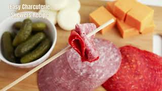 Easy Charcuterie Skewers Recipe