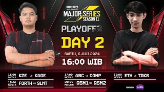 CODM Major Series Season 11 - Playoff Day 2 l Garena Call of Duty®: Mobile Indonesia