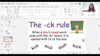 Structured Literacy Lesson  CK Rule