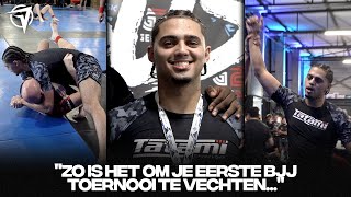 "Zo is het om je eerste BJJ toernooi te vechten..."