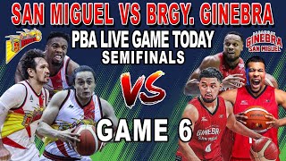 BRGY. GINEBRA vs SAN MIGUEL! Game 6 Semifinals - PBA Live Full Game Today - October 20, 2024