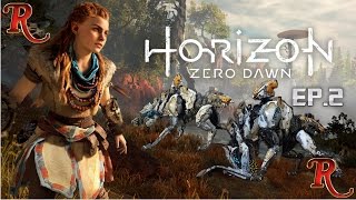 Horizon Zero Dawn - Ep2. (Fighting my First Pack of Scrappers ?!)