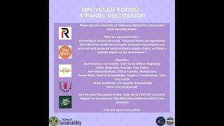 Upcycled Foods: A Panel Discussion