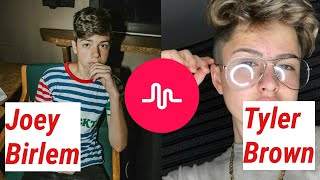 JOEY BIRLEM vs. TYLER BROWN Musical.ly Compilation