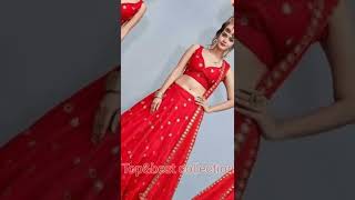 New red royal embroidered bride lehenga collection|| #newlovesong|| #shorts||