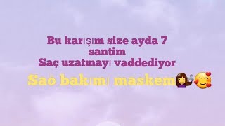 Saçlarıma nasıl bakım yapıyorm,bu şekil saçlarım çok hızlı uzuyor😎🥳🧿