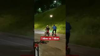 electro moto 14kw 2 speed vs electro scooter 14kw 3 speed