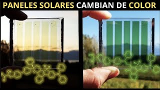 Nuevos PANELES SOLARES que cambian de color ¿Para que