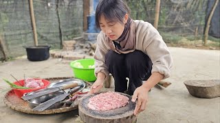 Make cabbage and meat rolls to sell