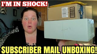 SUBSCRIBER MAIL UNBOXING! Incredible Gifts From Jasmine and David!!!