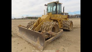 2000 Caterpillar 815F Padfoot Soil Compactor Roller - bidadoo