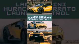 lamborghini huracàn sterrato launch control