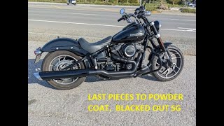 2018 Harley Davidson Sport Glide last pieces for Powder Coating