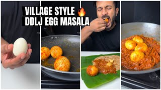 🇮🇳 DDLJ EGG MASALA | VILLAGE STYLE | EASY RECIPE | SUBSCRIBE | WATCH   #shorts #easyrecipe #recipe