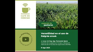 Café de Ciencias  - 09/08/2021 - “Versatilidad en el uso de Raigrás anual”