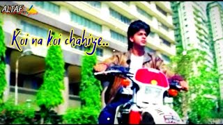 💕Koi na koi chahiye pyar karne wala💕/ Shahrukh khan whatsapp status / #90's song