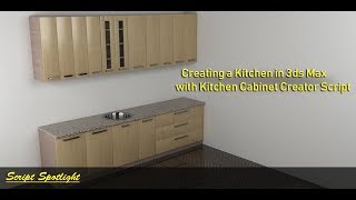 Creating a Kitchen in 3ds Max with Kitchen Cabinet Creator