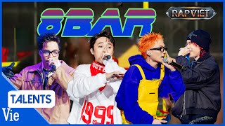 FULL màn 8BAR khét lẹt team Big Daddy, Nhật Hoàng chiến thắng, Coldzy nhận nón vàng