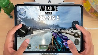 Call Of Duty: Warzone Mobile New Update  Max 120Fps Gameplay on  iPad Pro ( 8Finger Claw )