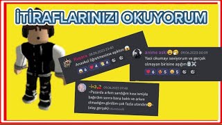 İTİRAFLARINIZI OKUYORUM