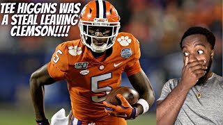 Tee Higgins WAS A MONSTER AT CLEMSON!!