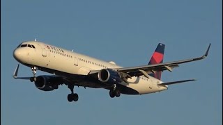 Evening Fall Planespotting at Salt Lake City Int'l Airport