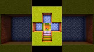 Minecraft underground house evolution #minecraft #shorts