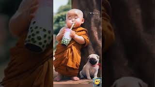 little monak cute baby 🥰🌺🫒🥰