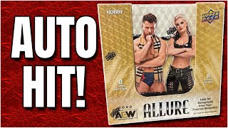 The Autos Don't Stop!! AEW Allure Hobby Box Opening!