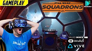 The Ultimate Star Wars VR Game? | Star Wars Squadrons Gameplay (HTC Vive Virtual Reality)