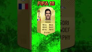 R.Varane fifa evolution #football