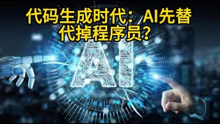 代码生成时代：程序员职业面临洗牌？从0到1开发应用只需5分钟？AI能否取代程序员？