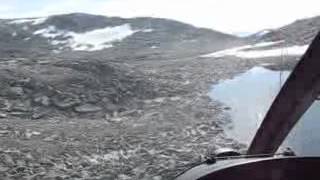 Nunatak Surrounded by Sermilik Glacier