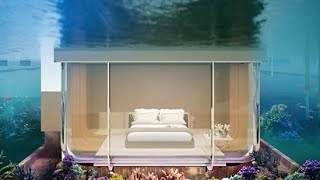 The Floating Seahorse Villas Dubai with Underwater Bedrooms and a Glass-Bottom Hot Tub