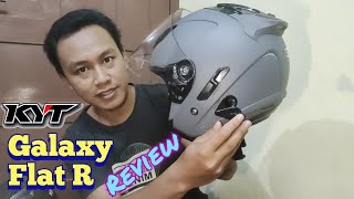 Review Helm KYT Galaxy Flat R