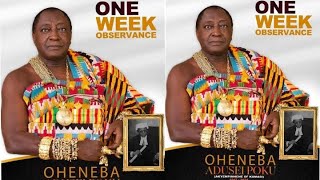 LIVE: OTUMFUO BA OHENEBA ADUSEI POKU AKYEMPIMHENE OF KUMASI ONE WEEK